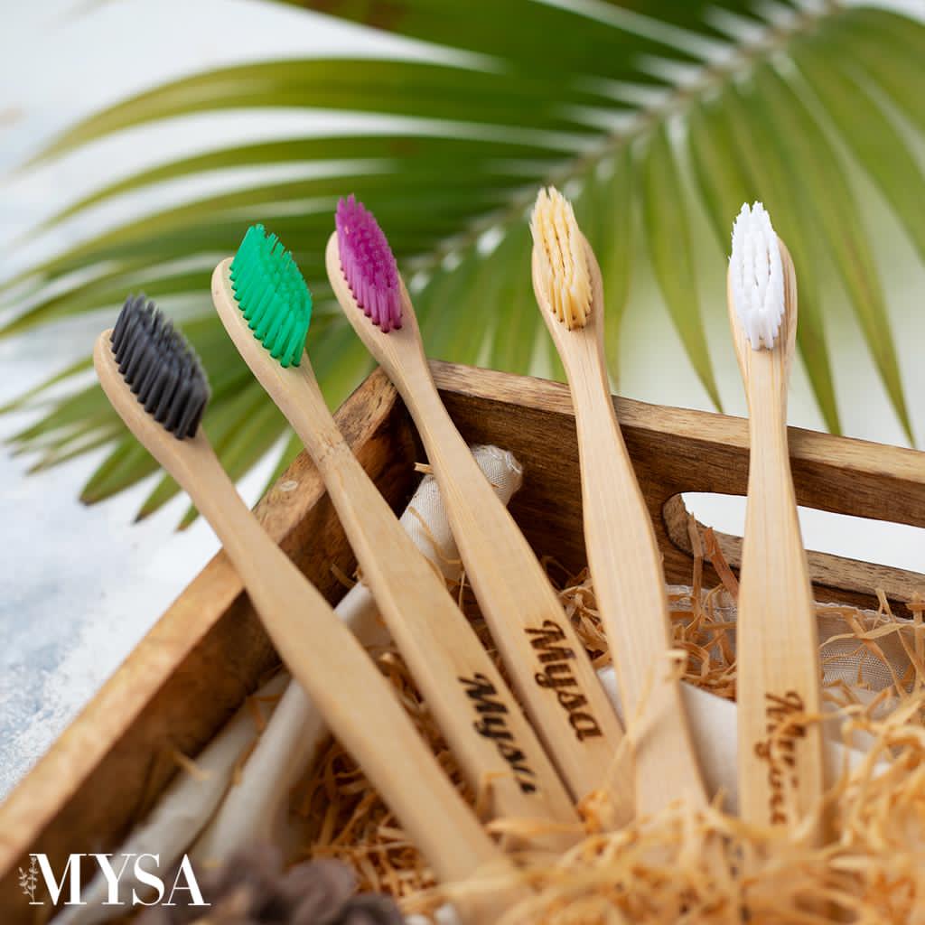 Bamboo toothbrushes