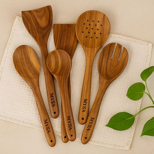 Wooden Ladle set of 6