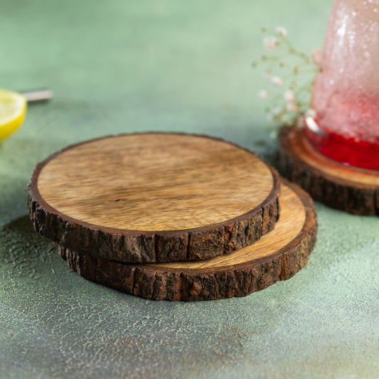 Wooden Coasters - Set of 2